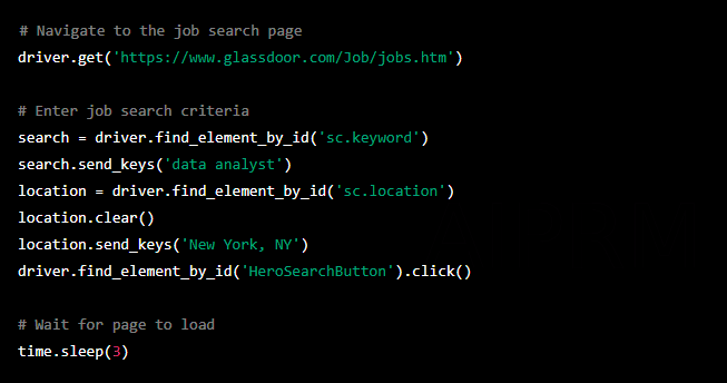 Step 3: Search for Jobs