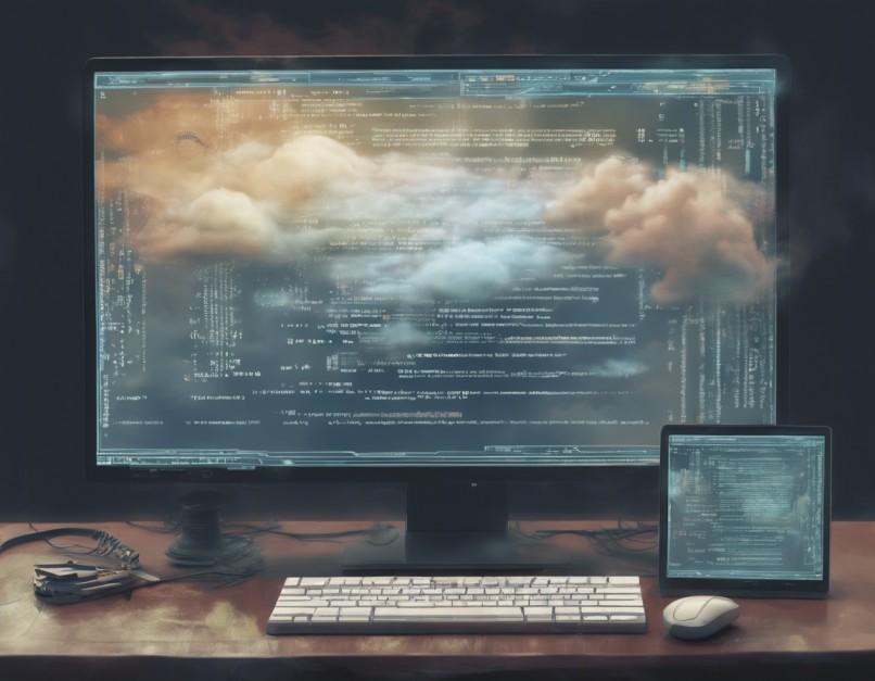 A computer screen with cloud and manual scraping code