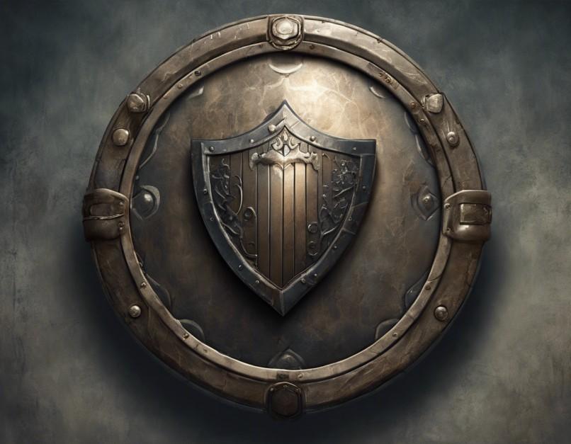 Shield symbolizing website protection