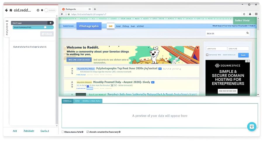 Scraping images from Reddit using Parsehub 1