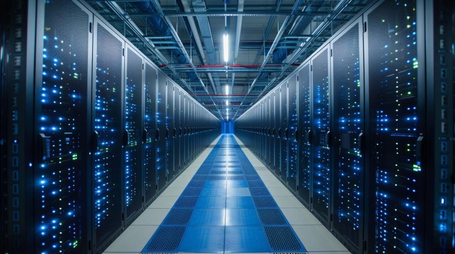 web scraping ip rotation, server room image