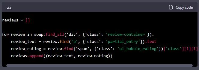 Step 5 Extract the Data