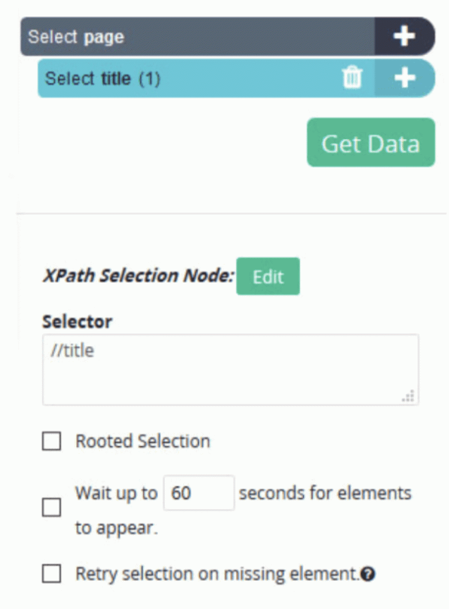 Scraping meta data and meta descriptions using Parsehub 7