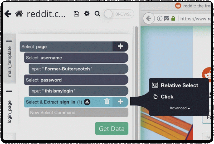 Scraping website that requires login with Parsehub 6