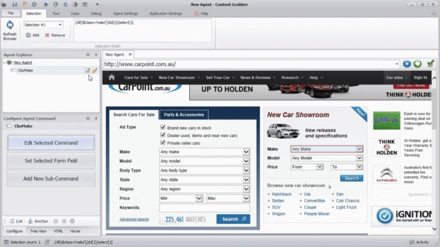 Content Grabber Screenshot