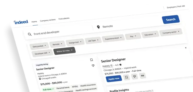 Indeed job scraping example - extracting job titles, salaries, and company data