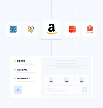 E-commerce intelligence dashboard displaying real-time price monitoring, competitor analysis charts, and product performance metrics across multiple platforms