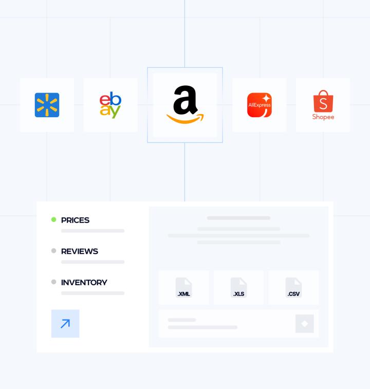 E-commerce intelligence dashboard displaying real-time price monitoring, competitor analysis charts, and product performance metrics across multiple platforms