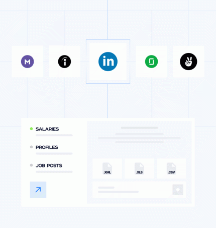 Web scraping logos from Monster, Indeed, LinkedIn, Glassdoor, and AngelList for talent acquisition, recruitment insights, salary benchmarking, and startup job data