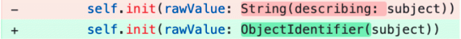 Stack trace String(describing:) API 2