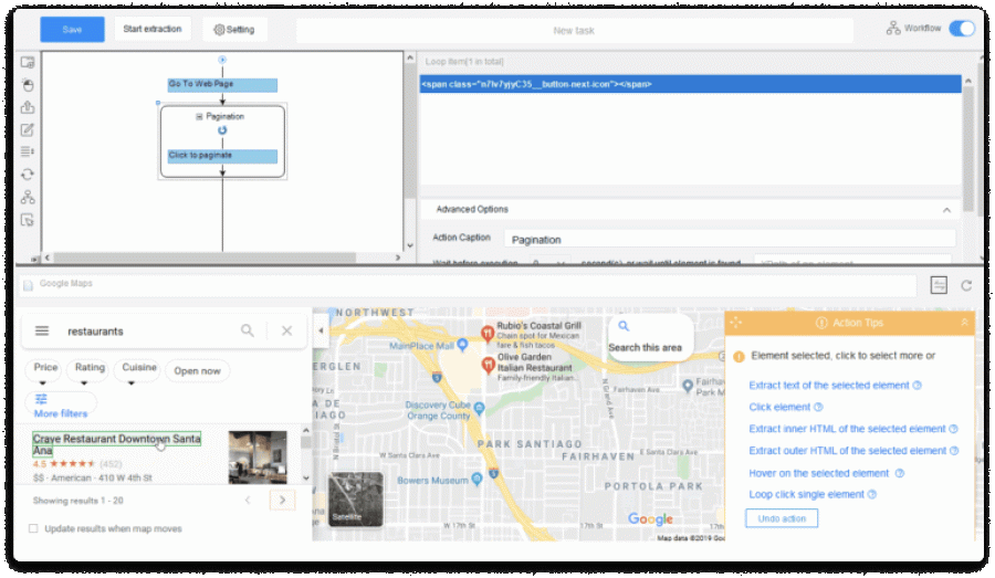 Google Map Data Scraping with ParseHub 4