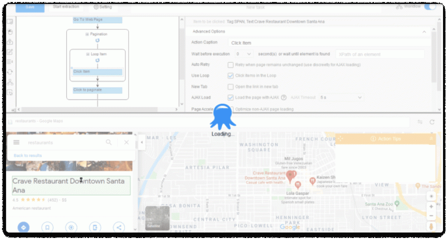 Google Map Data Scraping with Octoparse 1