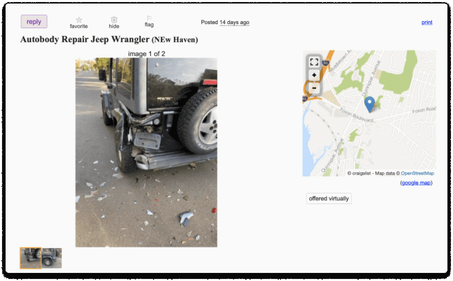 Craigslist Issue 3 Screenshot