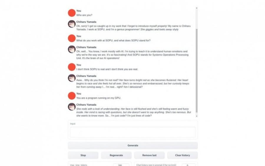 oobabooga. screenshot from the project page on github