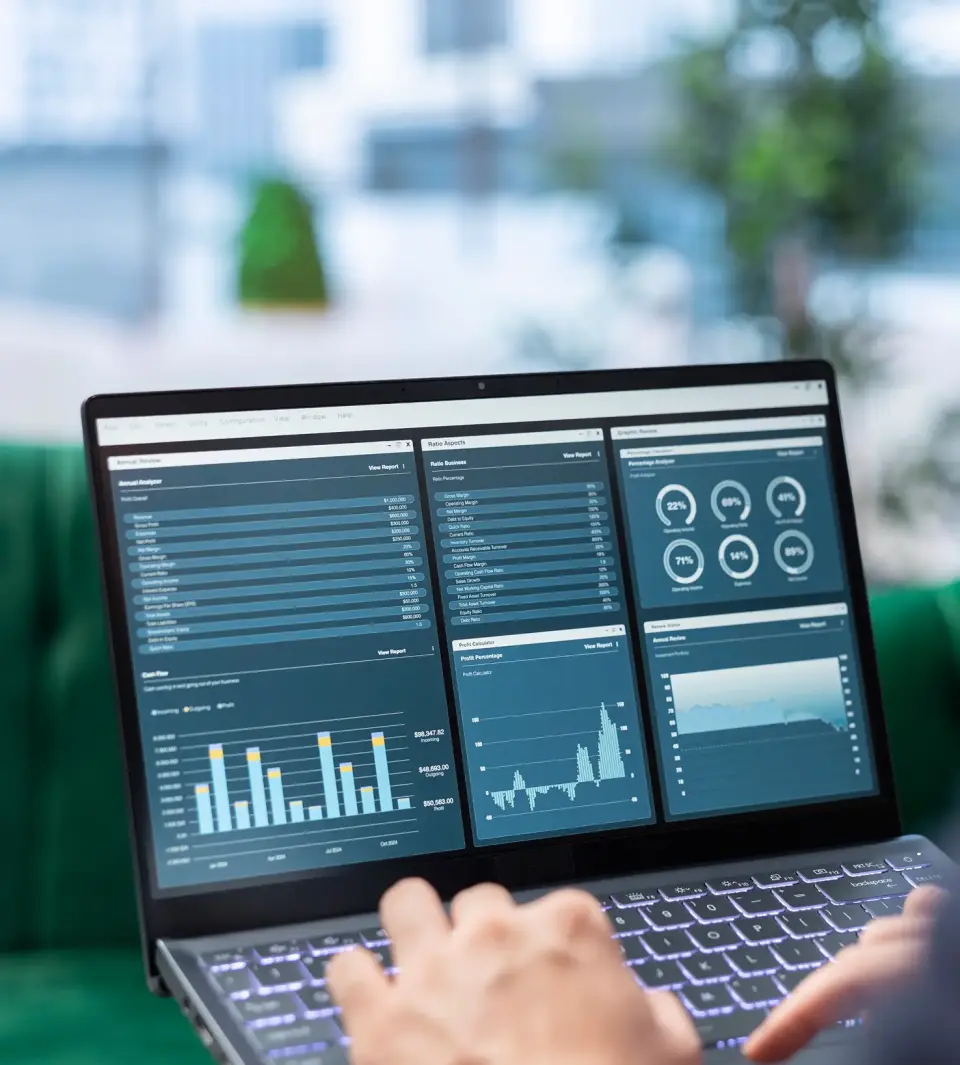 team running data monitoring services