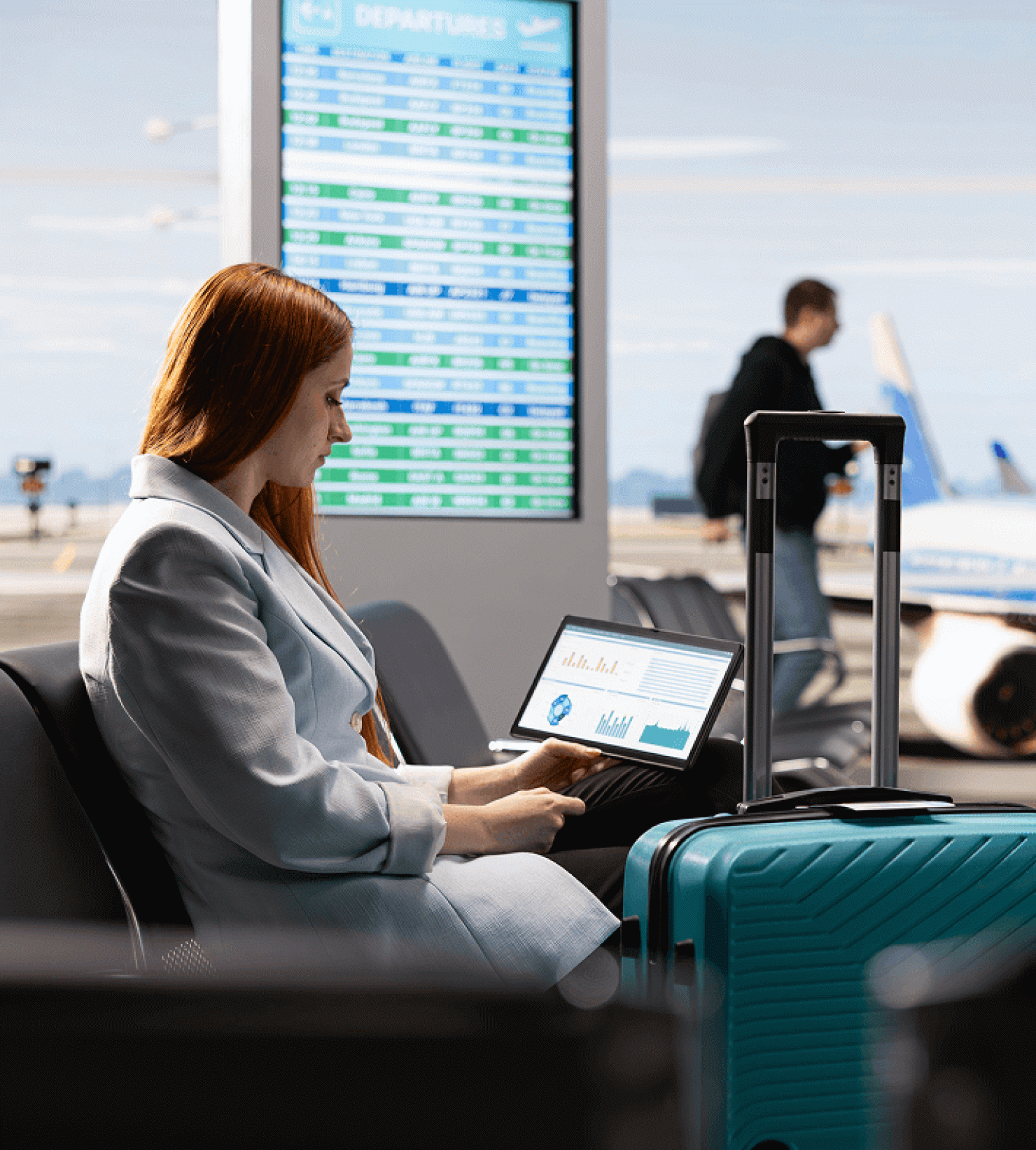 travel agency team using flight scraper