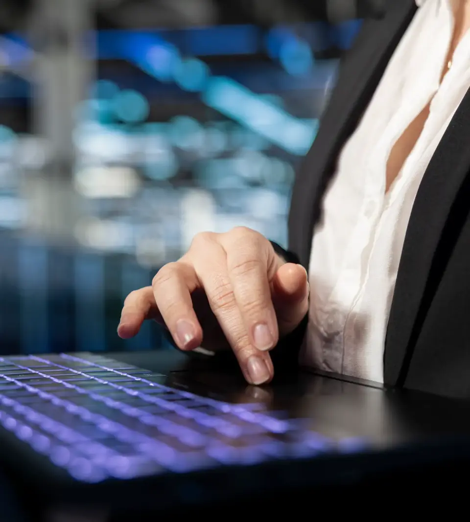 a client using data extraction AI integration solutions