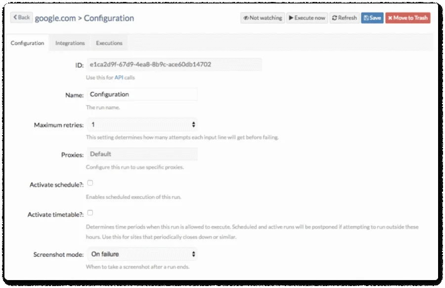 Dexi Basics Screenshot