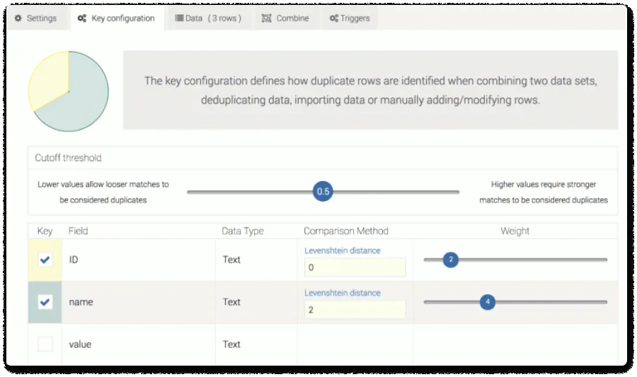 Dexi Data Types Screenshot