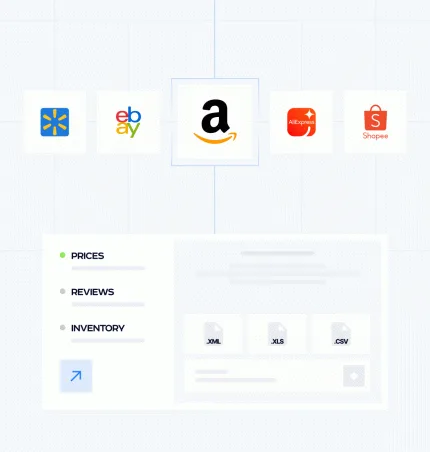 E-commerce intelligence dashboard displaying real-time price monitoring, competitor analysis charts, and product performance metrics across multiple platforms