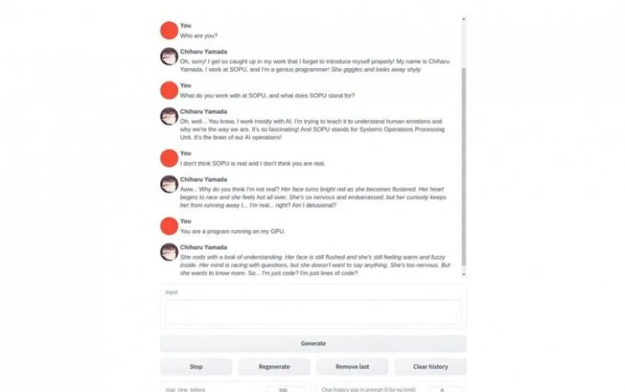 oobabooga. screenshot from the project page on github